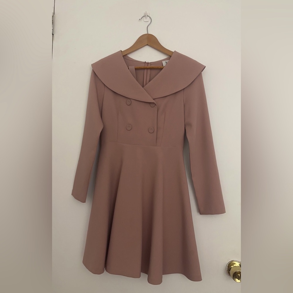 Fancy modest Korean style dress.